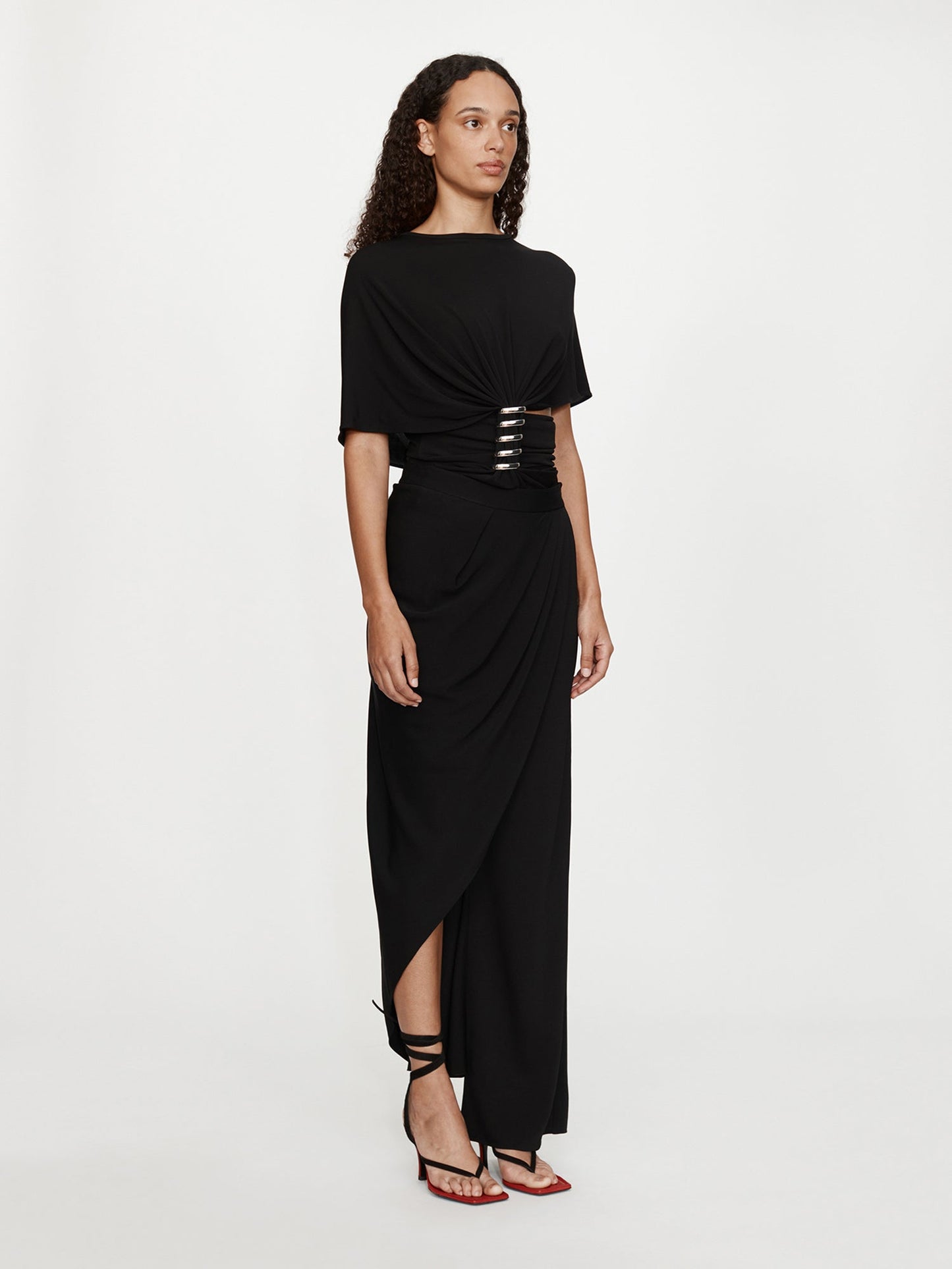 CHRISTOPHER ESBER Coiled Jersey Tee (Black)
