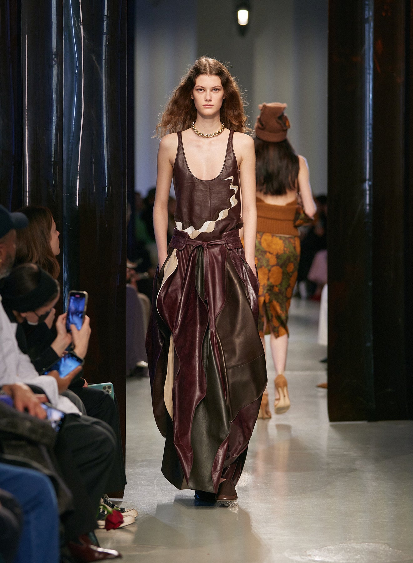 CHRISTOPHER ESBER Fragment Leather Tank (Multi)