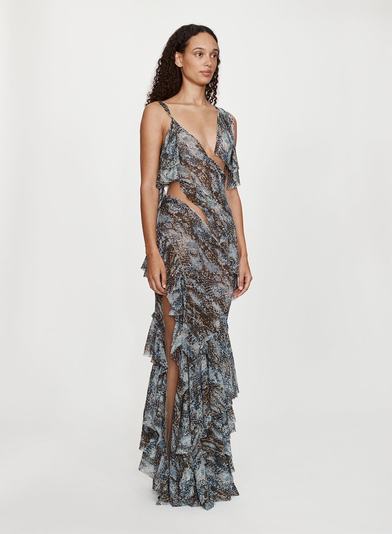 CHRISTOPHER ESBER Unravelled Cami Dress (Serpent)