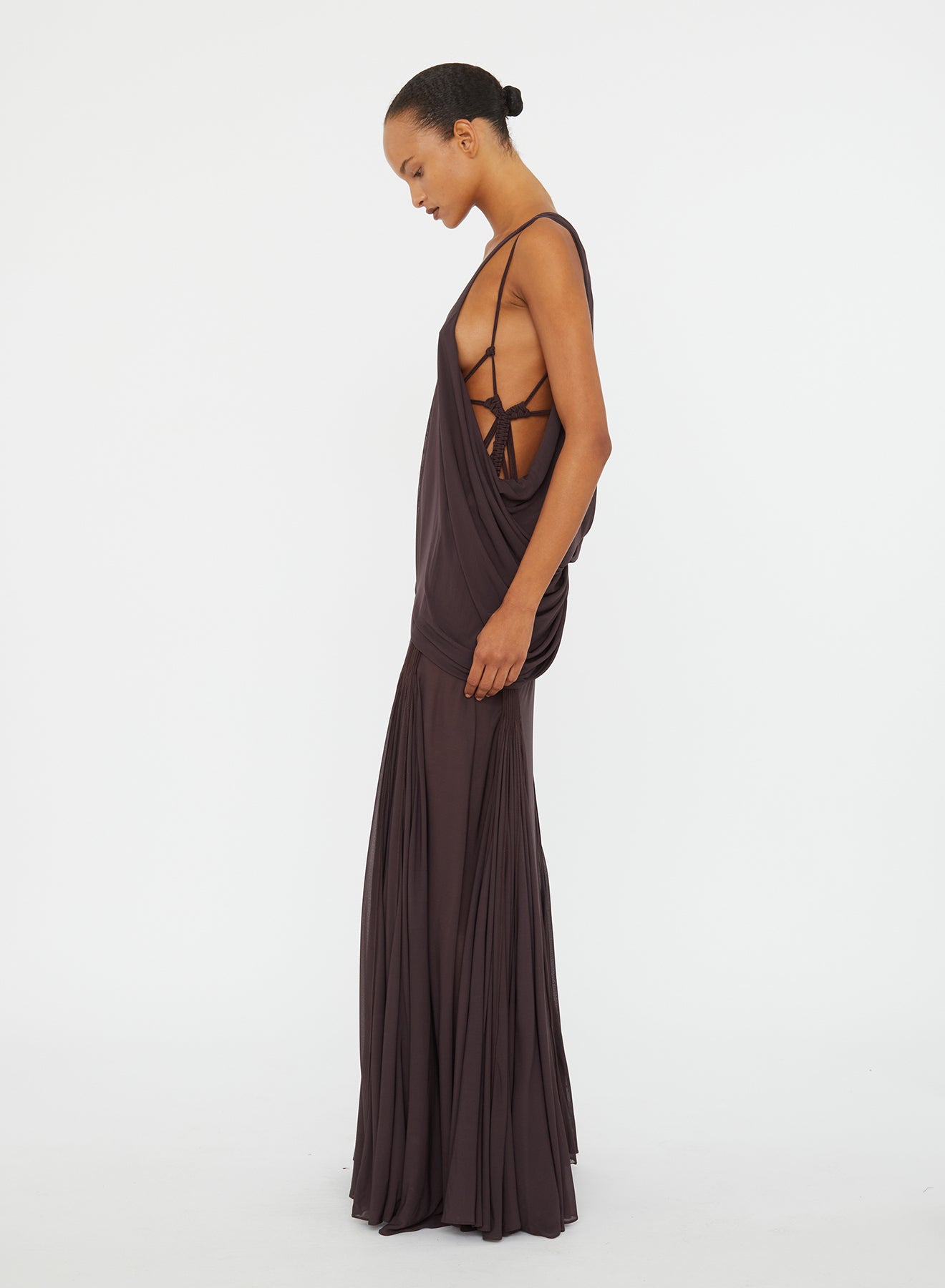 CHRISTOPHER ESBER Solea Suspension Knot Tank Dress (Malbec)