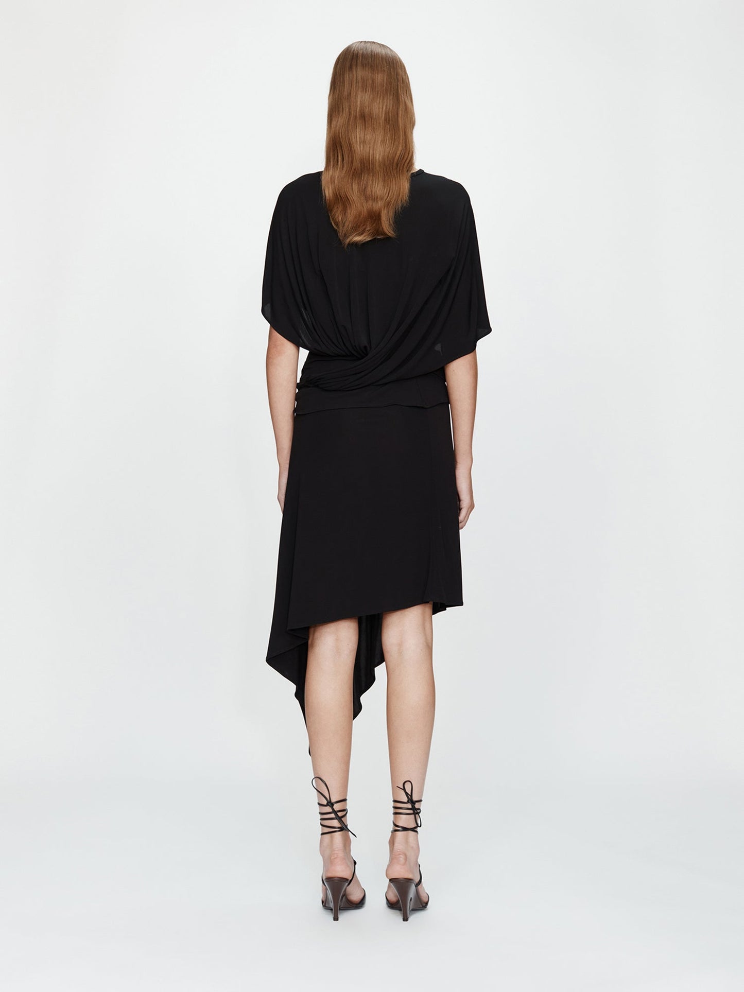CHRISTOPHER ESBER Coiled Jersey Skirt (Black)
