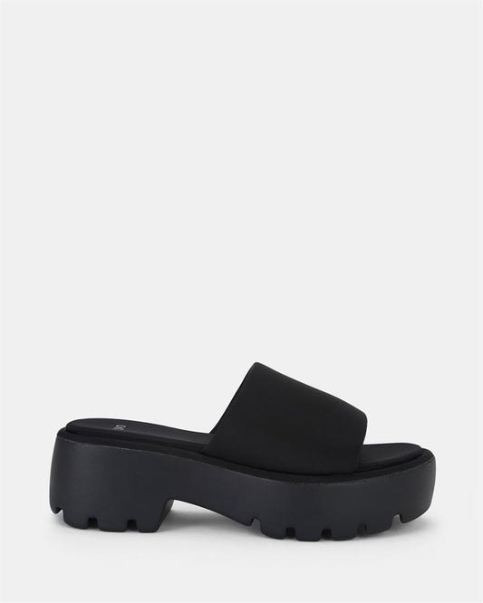 Image of Boots. Product name - Bishop Women's Wedge BLACK Novo Wedges in Black colour by brand - NOVO