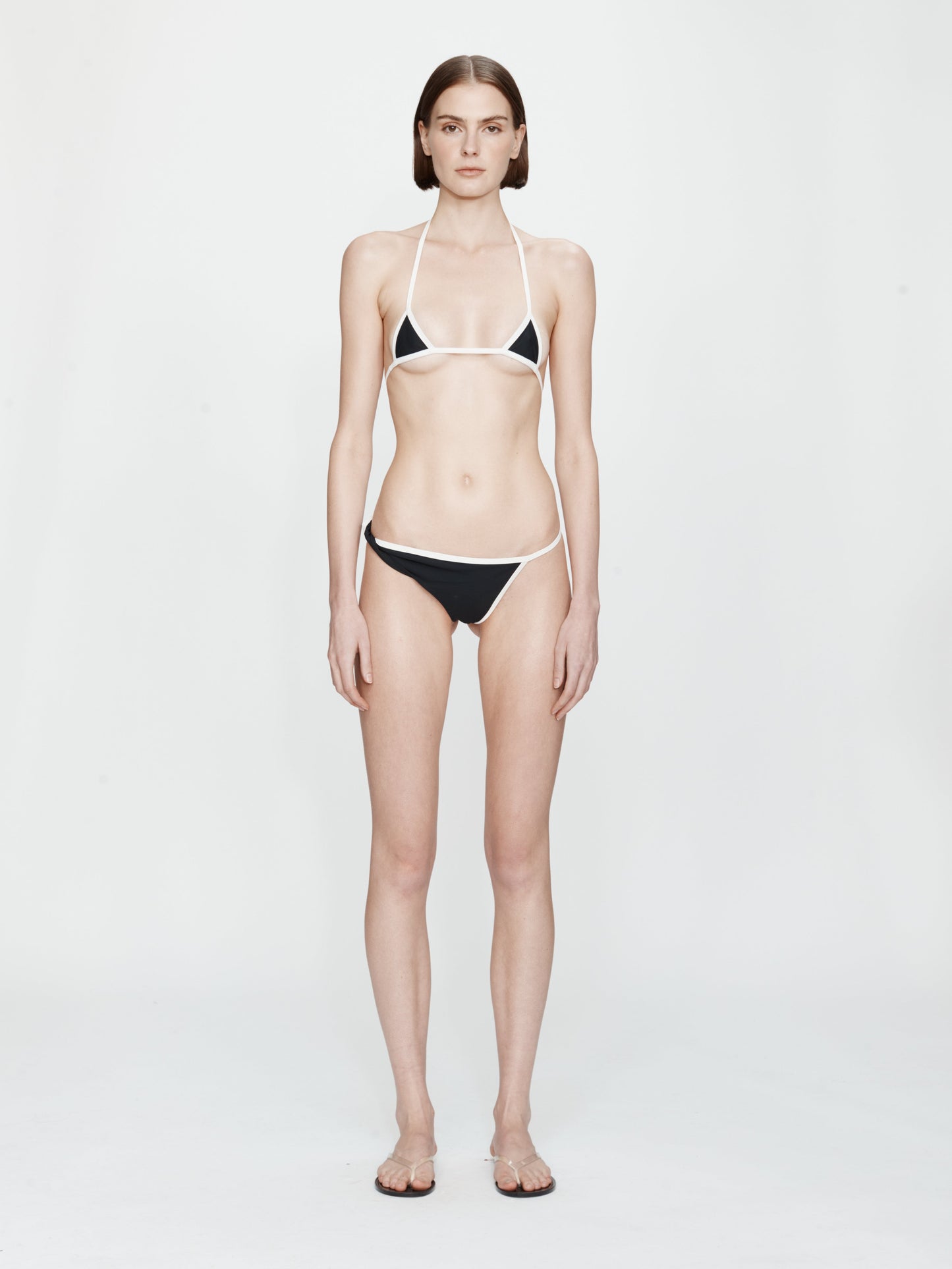 CHRISTOPHER ESBER Lanai Framed Micro Bikini Top (White)