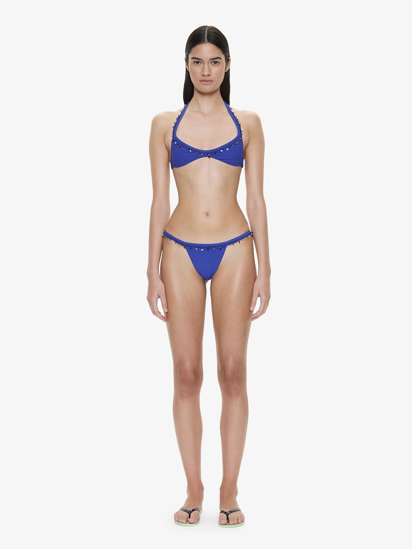 CHRISTOPHER ESBER Beach Quartz Minuscule Bikini Top (Indigo)