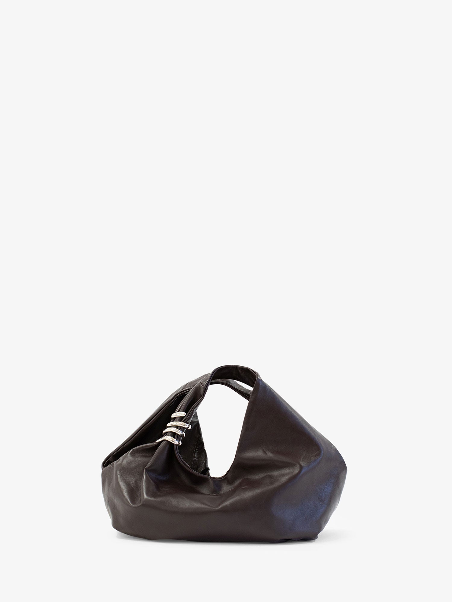 Image of Bags. Productname: CHRISTOPHER ESBER Deia Mini Tote in Carob colour by brand - CHRISTOPHER ESBER