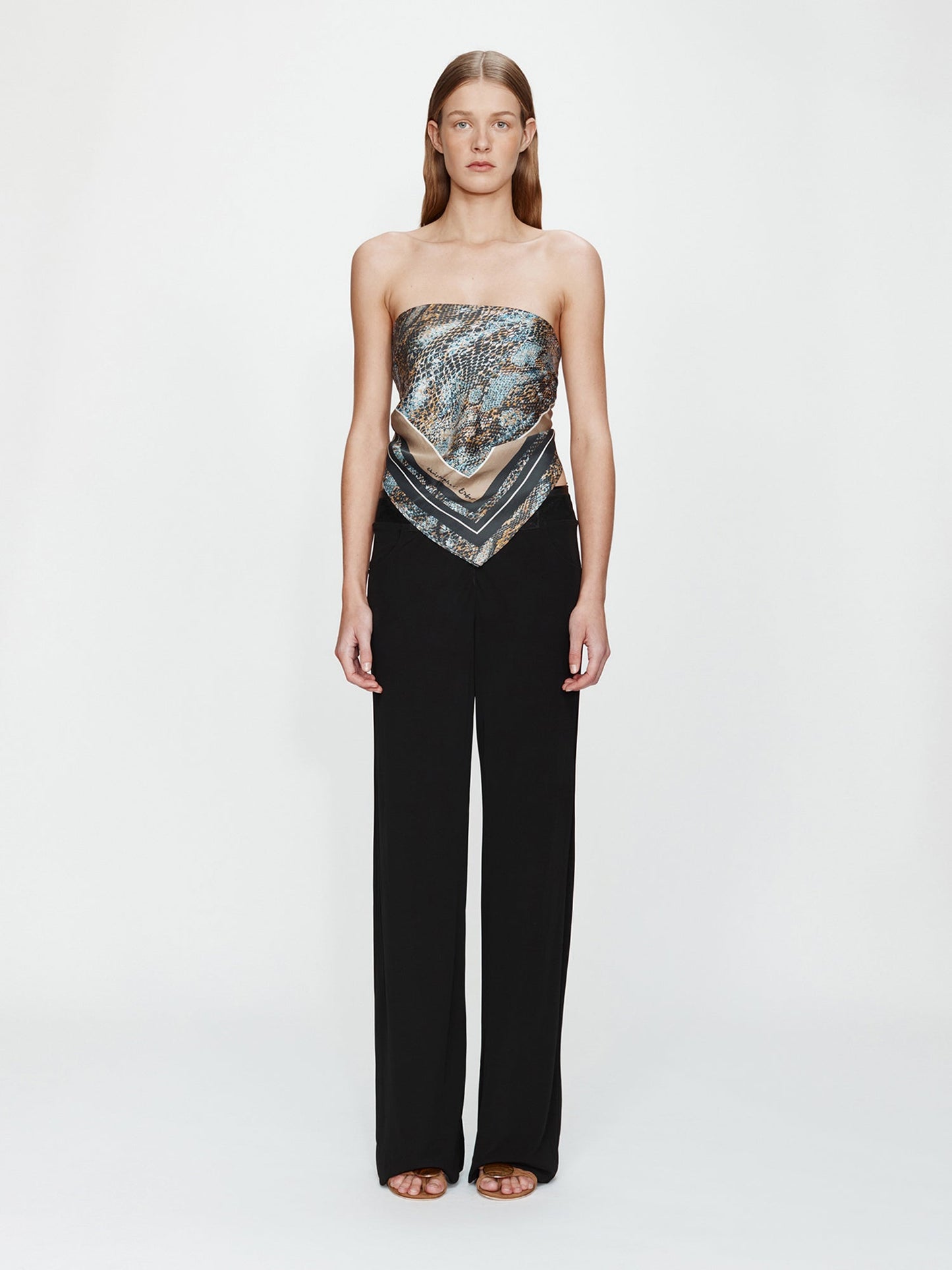 CHRISTOPHER ESBER Silk Scarf (Serpent)