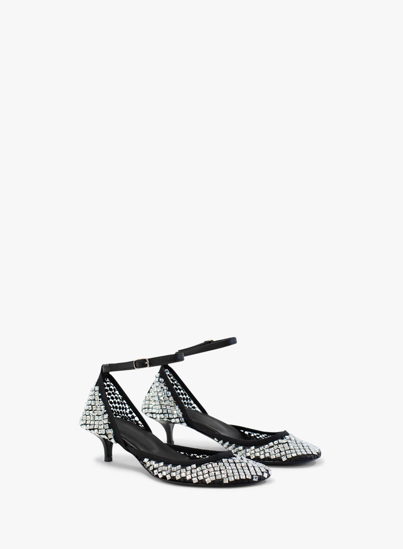 CHRISTOPHER ESBER Minette Bezeled Ballet Mary Jane Heel (Black)