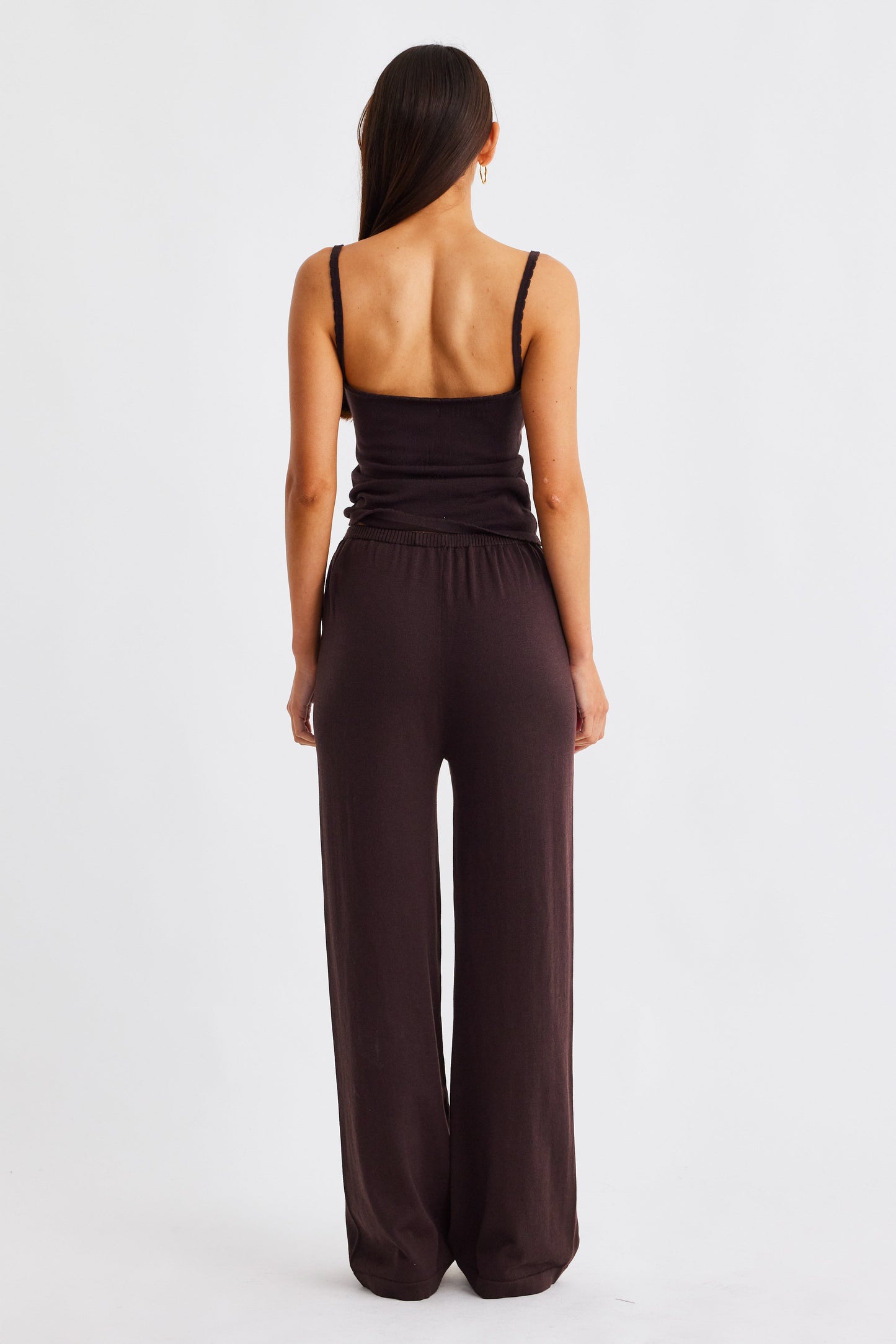 SNDYS AUGUST BUTTON PANTS (Chocolate)