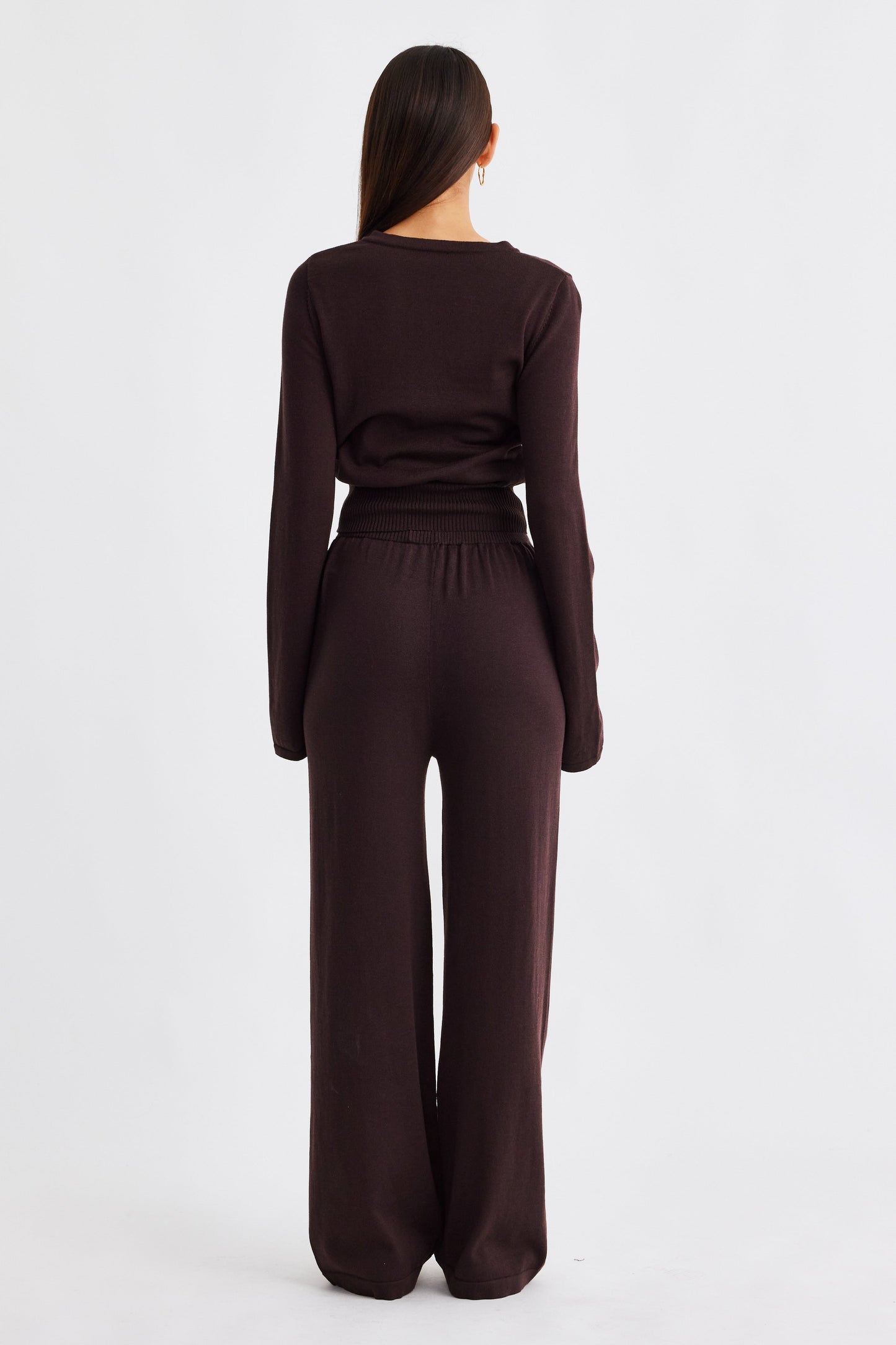 SNDYS AUGUST BUTTON UP TOP (Chocolate)