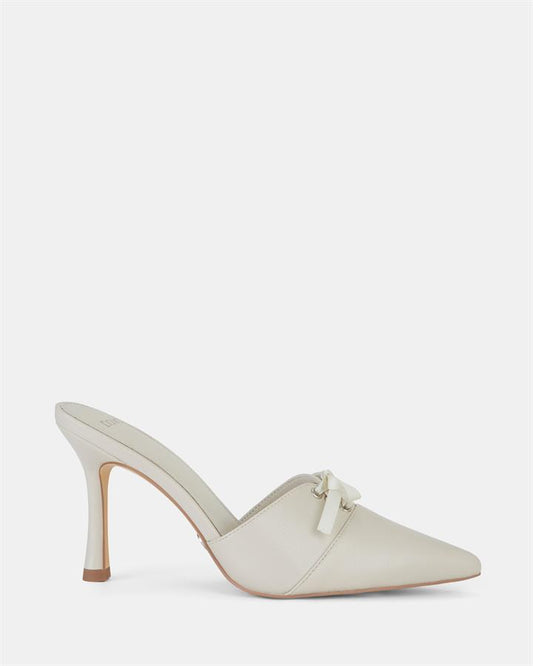 Image of Shoes. Product name - Imperia Women's Court High Heel CREAM Novo Court in Cream colour by brand - NOVO