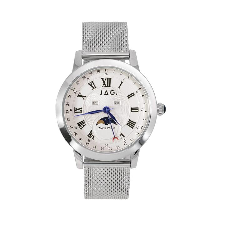 Image of Watches. Productname: Jag Mosman Silver Men's Watch J2772A in Watch colour by brand - JAG