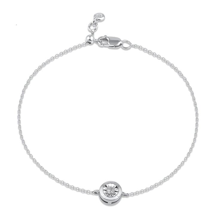 Image of Bracelets. Productname: Solitaire Bracelet in Sterling Silver in Diamond colour by brand - Bevilles