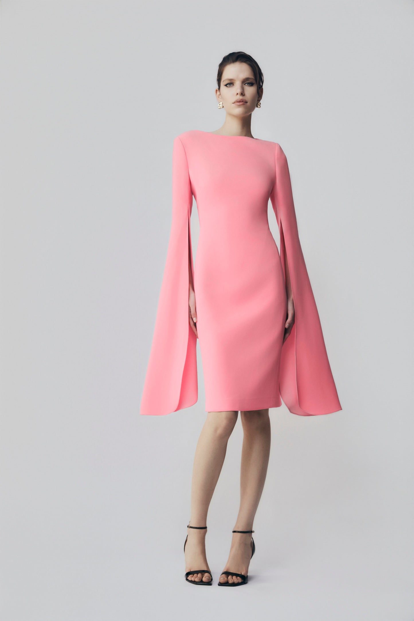 Carla Zampatti Rose Crepe Lovero Dress (Pink)