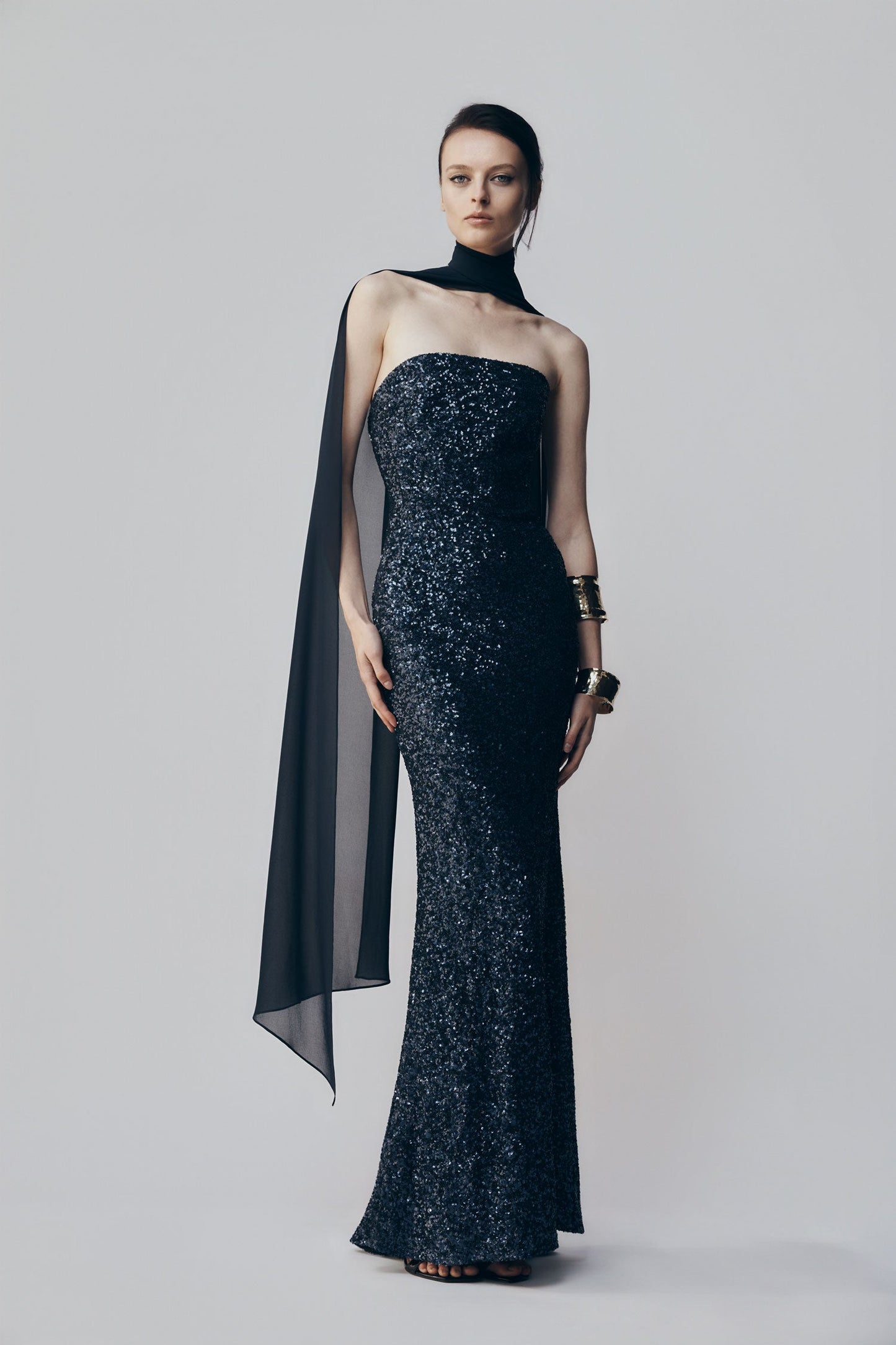 Carla Zampatti Small Organic Bangle (Gold)