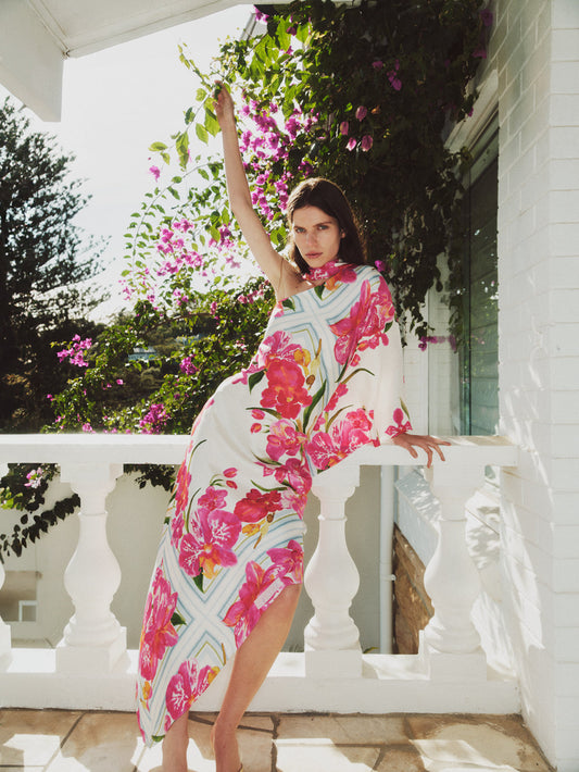 Image of Dresses. Productname: Take Me There Dress in SCARF FLORAL colour by brand - Manning Cartell