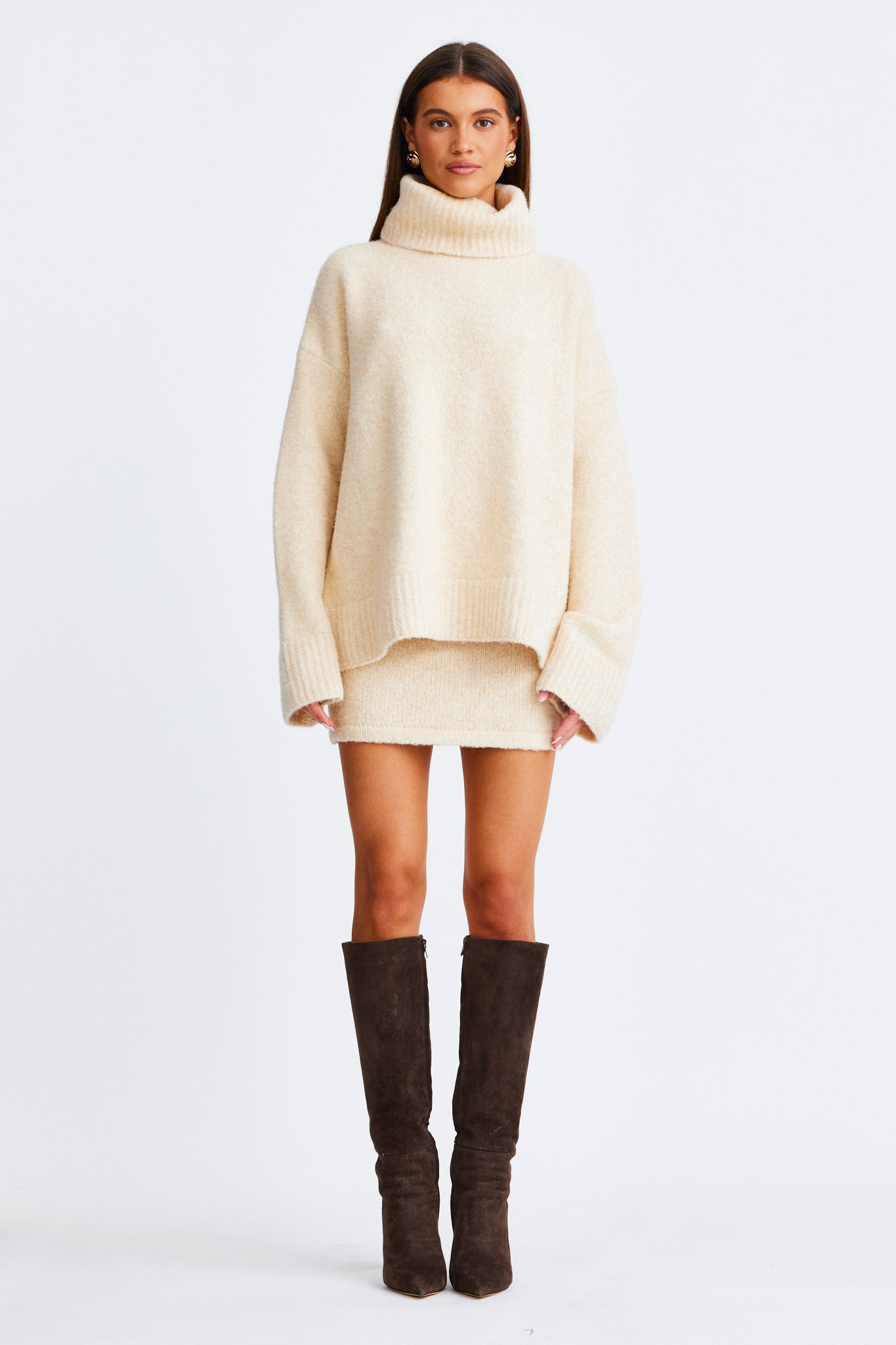 SNDYS WINNIE MINI SKIRT (Cream)