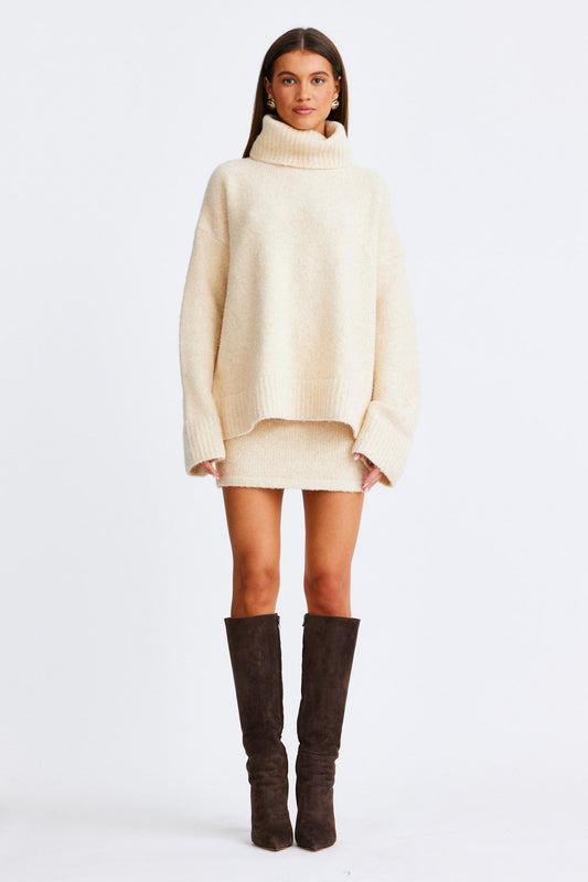 SNDYS WINNIE MINI SKIRT (Cream)