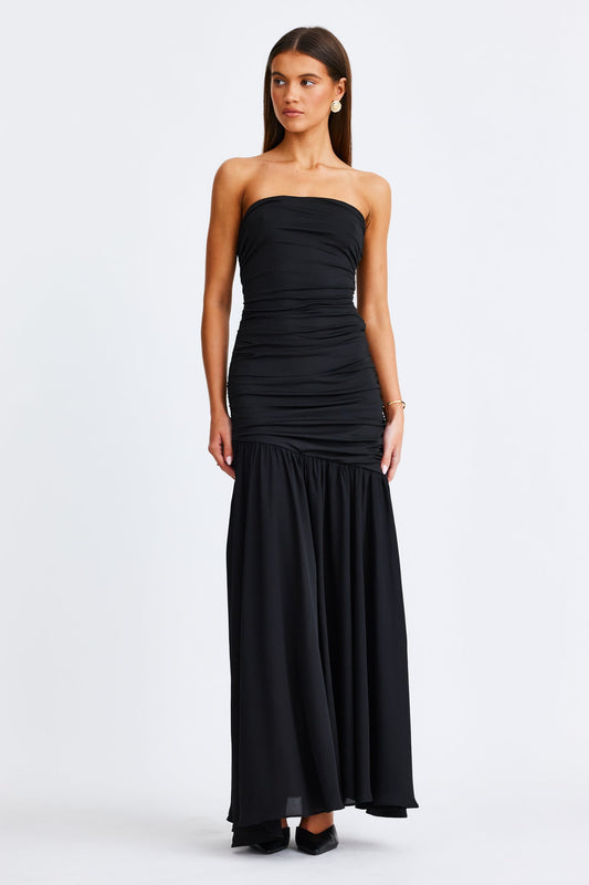 Image of Dresses. Productname: SNDYS NEVE MAXI DRESS in Black colour by brand - SNDYS