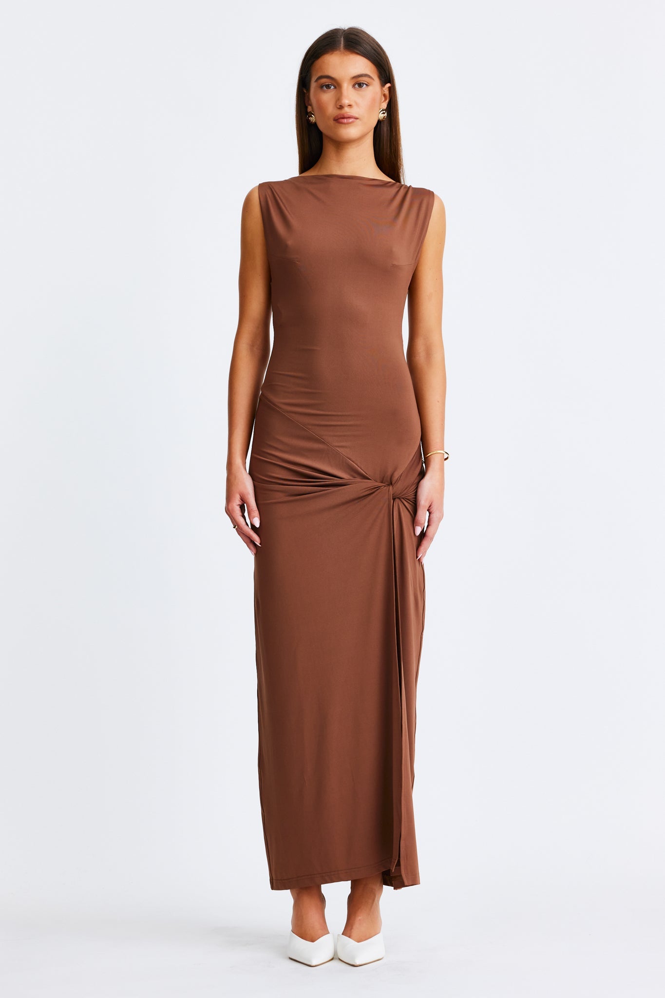 SNDYS ANURA MAXI DRESS (Mocha)