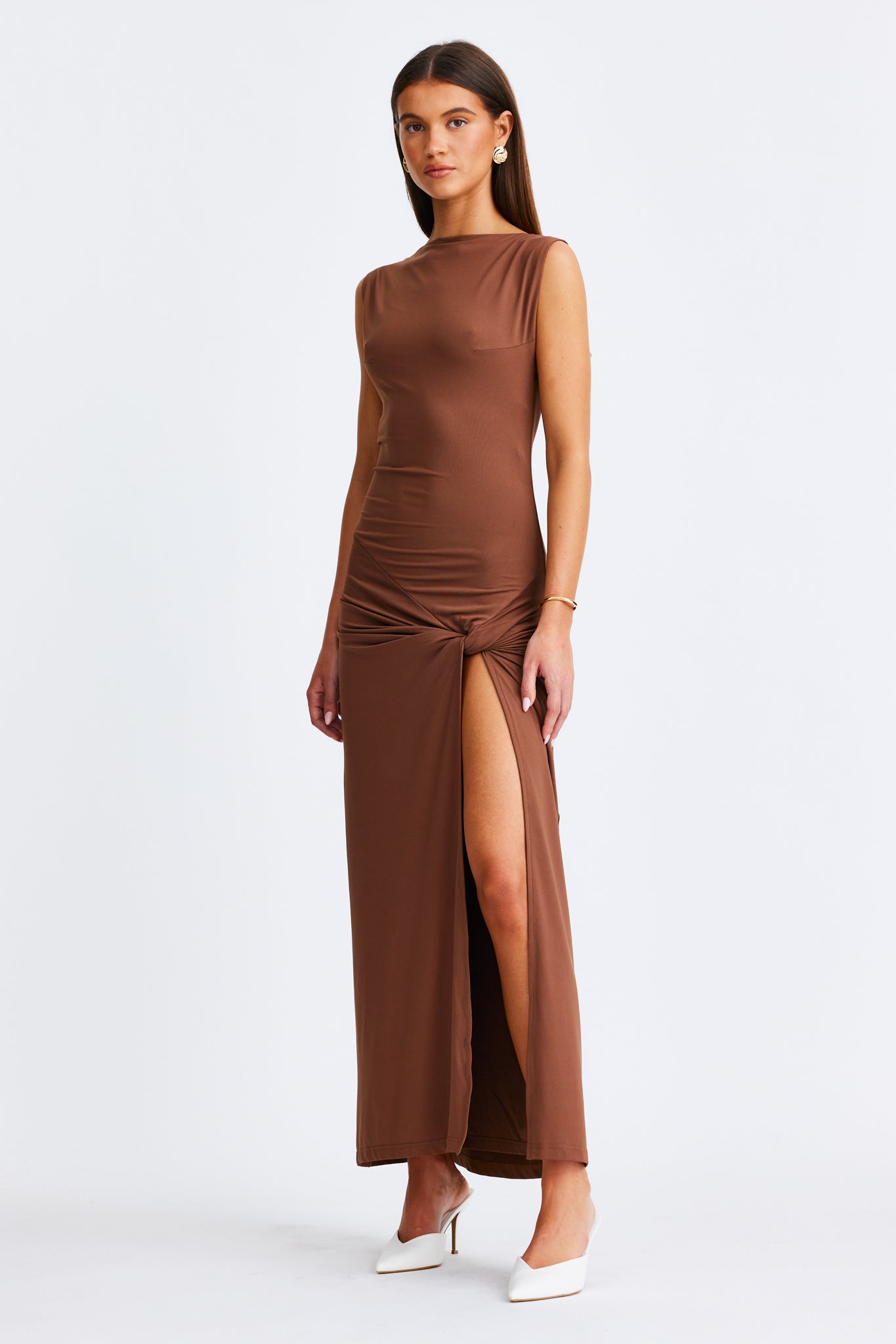 SNDYS ANURA MAXI DRESS (Mocha)