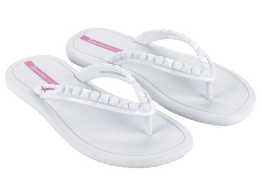 Image of Sandals. Product name - Sun Thong Women's Ipanema WHITE GRENDENE in White colour by brand - IPANEMA