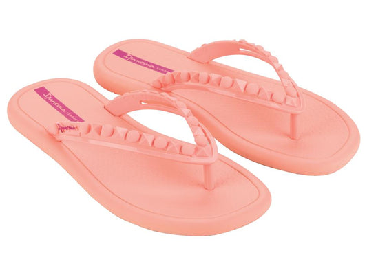 Image of Sandals. Product name - Sun Thong Women's Ipanema CORAL GRENDENE in Coral colour by brand - IPANEMA