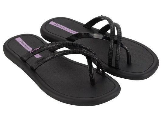 Image of Sandals. Product name - Sun Uv Thong Women's Ipanema BLACK GRENDENE in Black colour by brand - IPANEMA