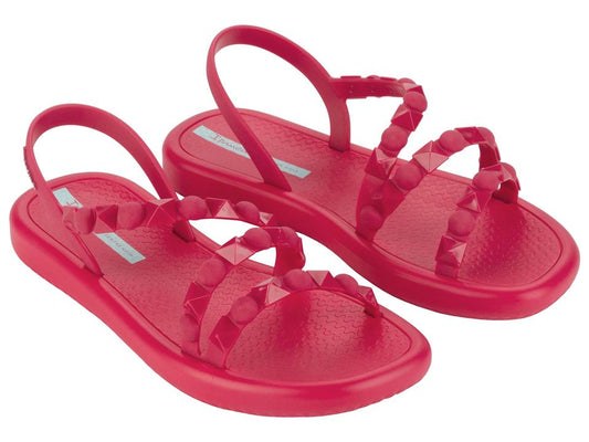 Image of Sandals. Product name - Sun Sandal Women's Ipanema DARK PINK GRENDENE in Dark Pink colour by brand - IPANEMA