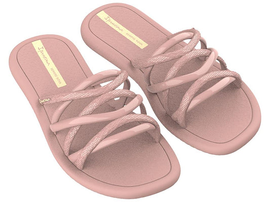 Image of Sandals. Product name - Sun Slide Women's Ipanema LIGHT PINK GRENDENE in Light Pink colour by brand - IPANEMA