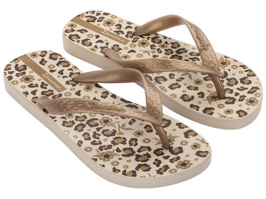 Image of Sandals. Product name - Class Happy Women's Ipanema BEIGE/GOLD GRENDENE in Beige/Gold colour by brand - IPANEMA