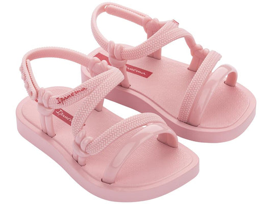 Image of Sandals. Product name - Solar Baby Women's Ipanema LT PINK GRENDENE in Lt Pink colour by brand - IPANEMA