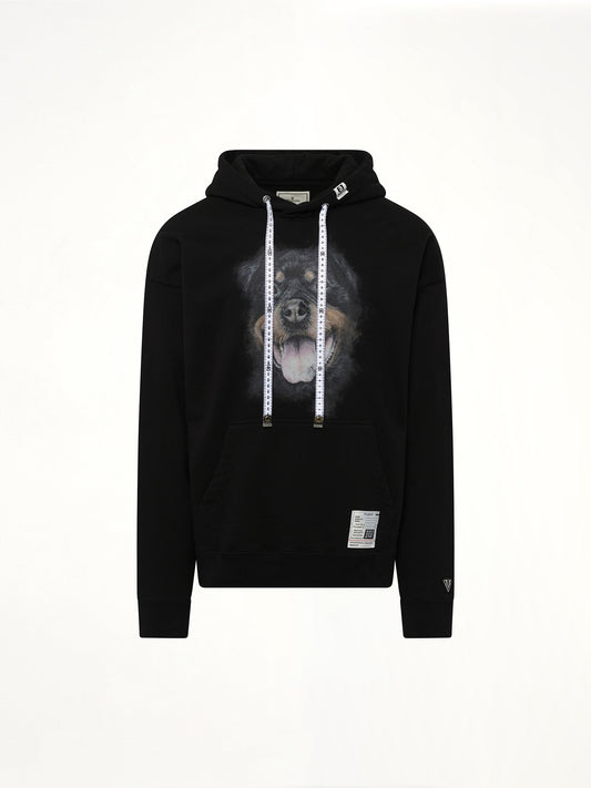 MAISON MIHARA YASUHIRO Dog Printed Hoodie (Black)