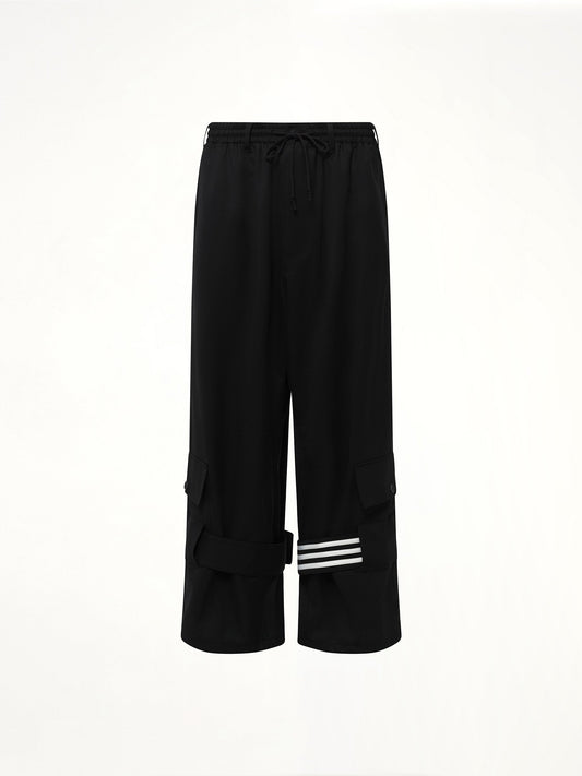 Y-3 Refined Wool Cargo Pants (Black)
