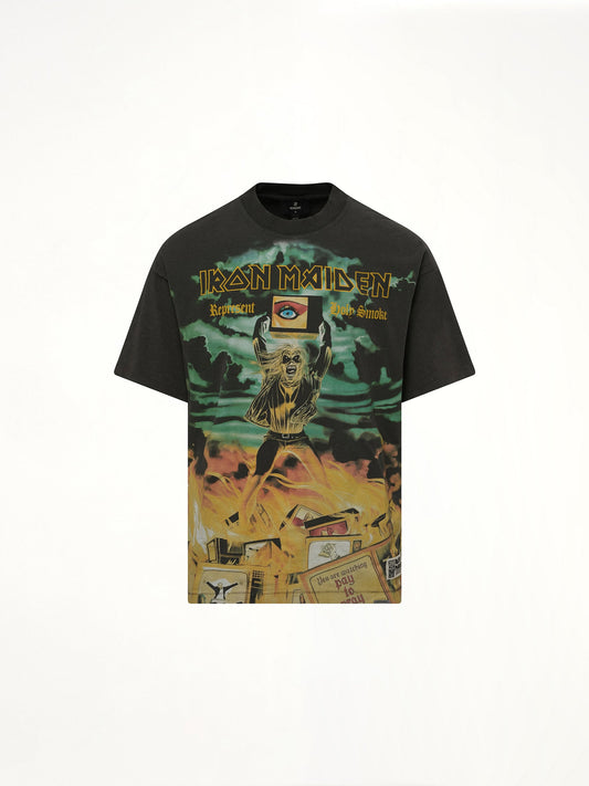 REPRESENT Iron Maiden Holy Smoke T-Shirt (Grey)