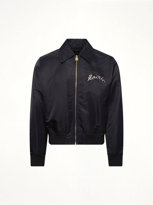 AMIRI AMIRI Dragon Nylon Bomber (Black)