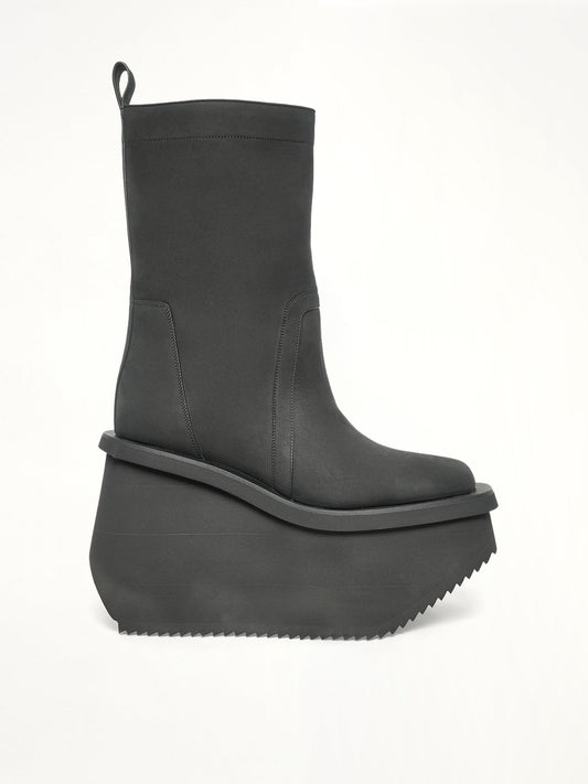 Image of Boots. Productname: RICK OWENS Factory Boots in Black colour by brand - RICK OWENS