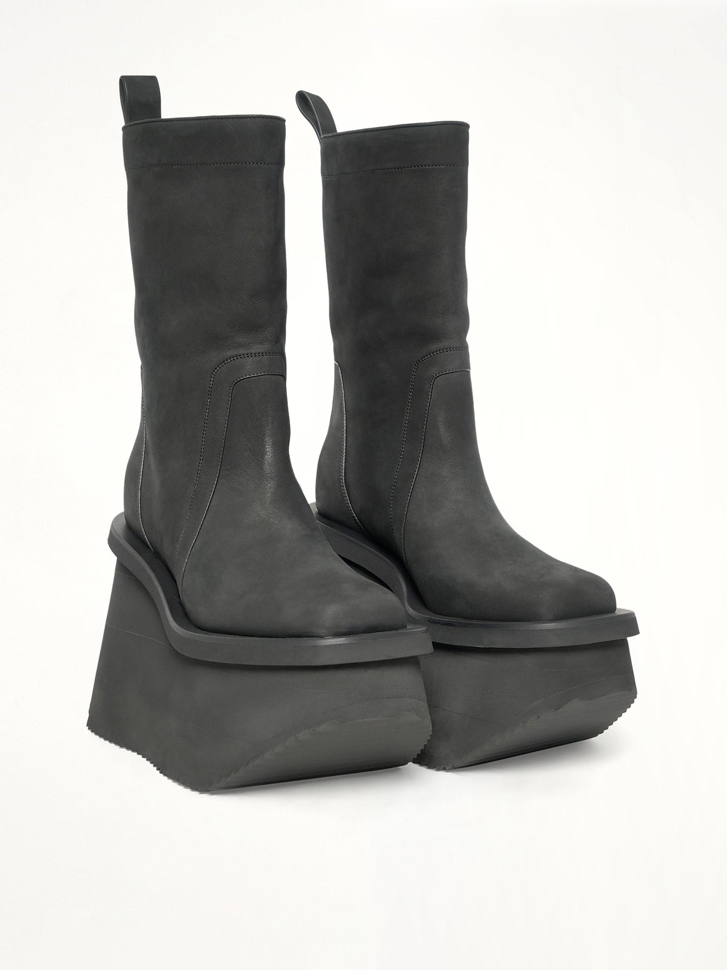 RICK OWENS Factory Boots (Black)