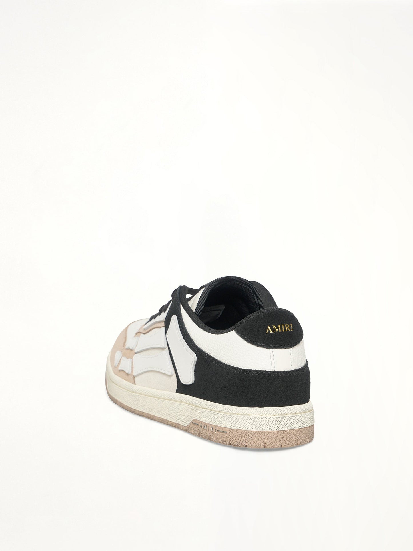 AMIRI Distressed Skeleton Low Top Sneaker (Black)