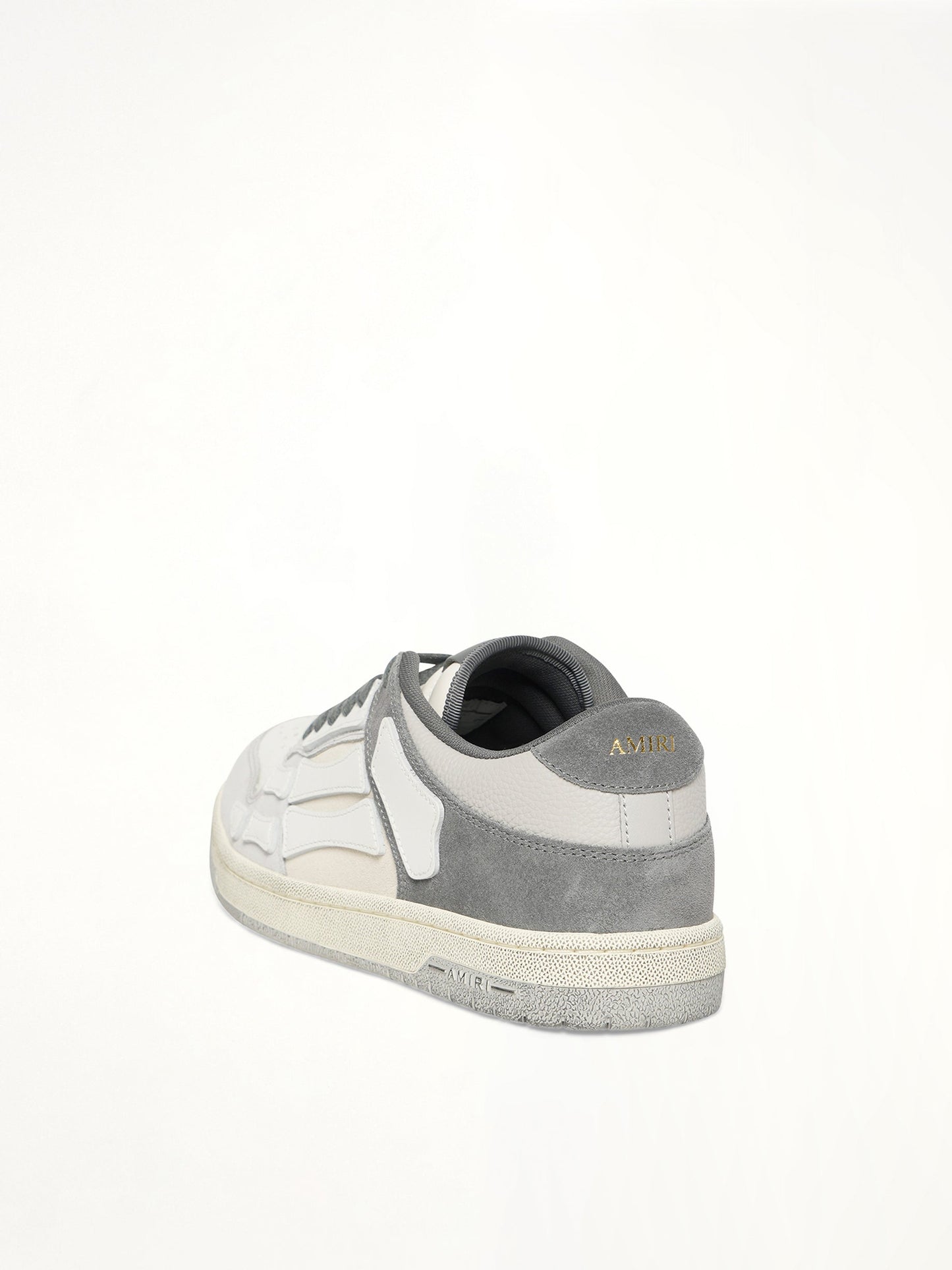 AMIRI Distressed Skeleton Low Top Sneaker (Grey)