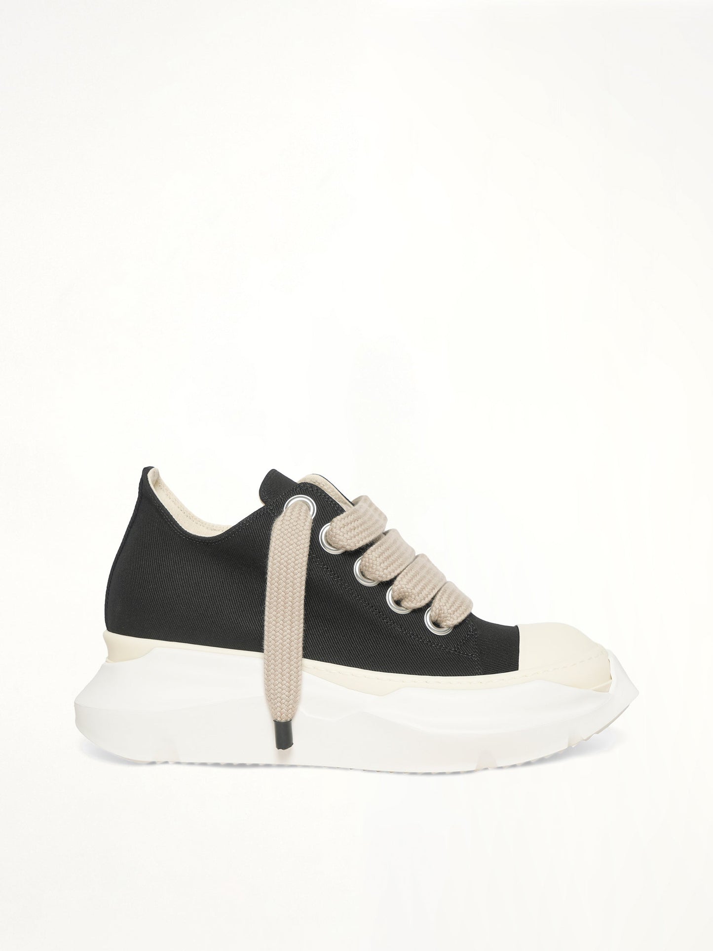 Image of Sneakers. Product name - Jumbolace Abstract Low in Black colour by brand - RICK OWENS DRKSHDW