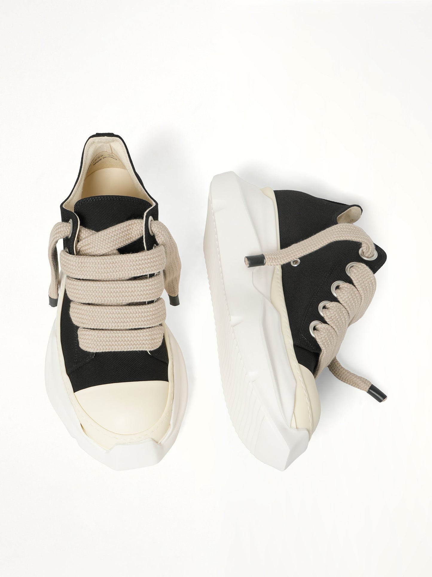 RICK OWENS DRKSHDW Jumbolace Abstract Low (Black)