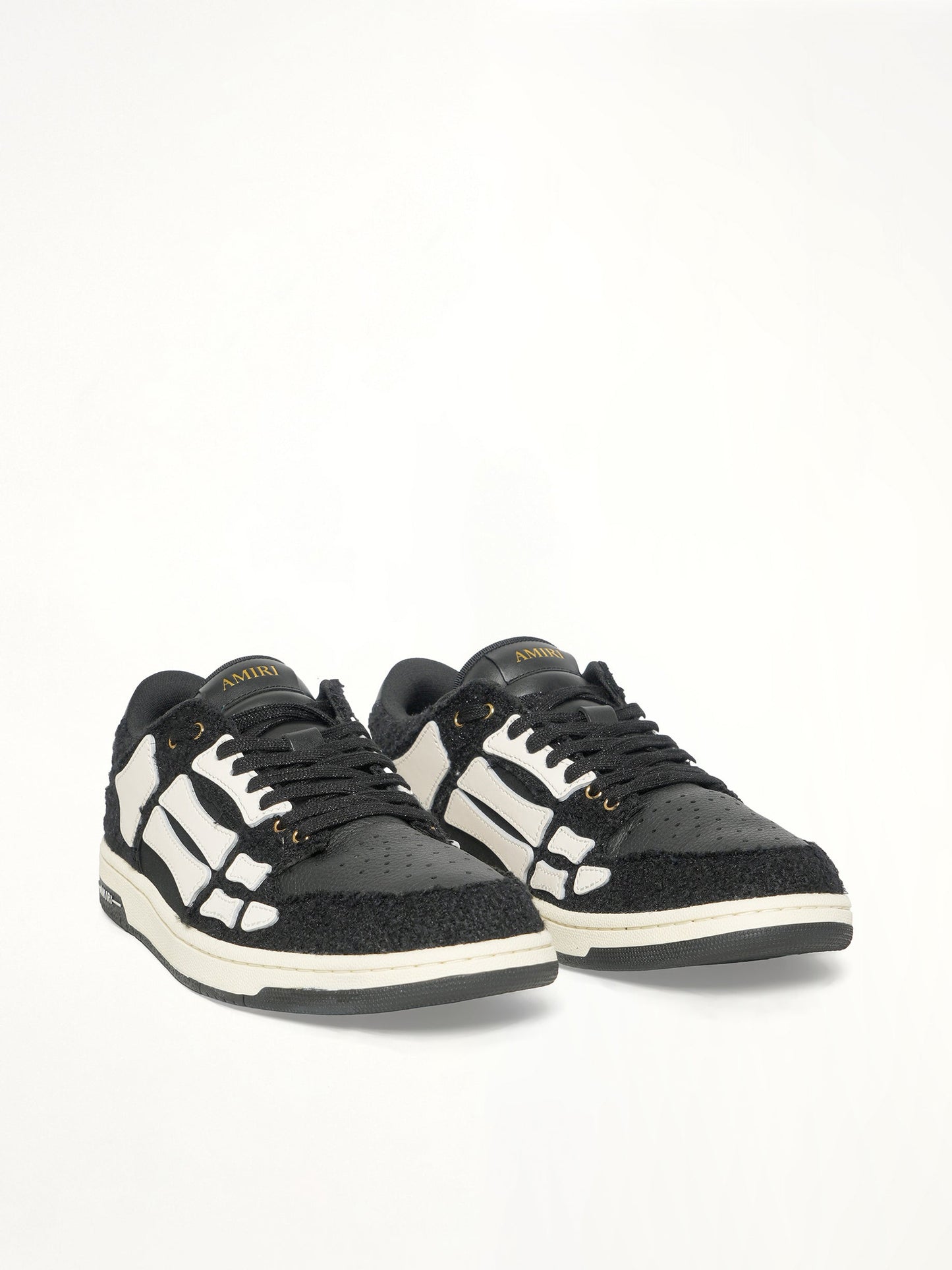 AMIRI Boucle Skeleton Low Top Sneaker (Black)