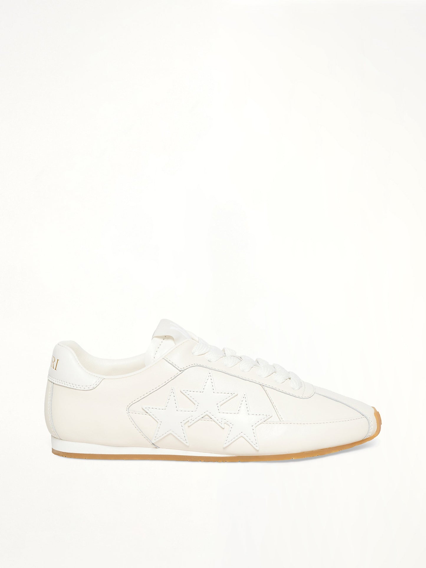 Image of Sneakers. Product name - Pacific Slim Sneaker in Beige colour by brand - AMIRI