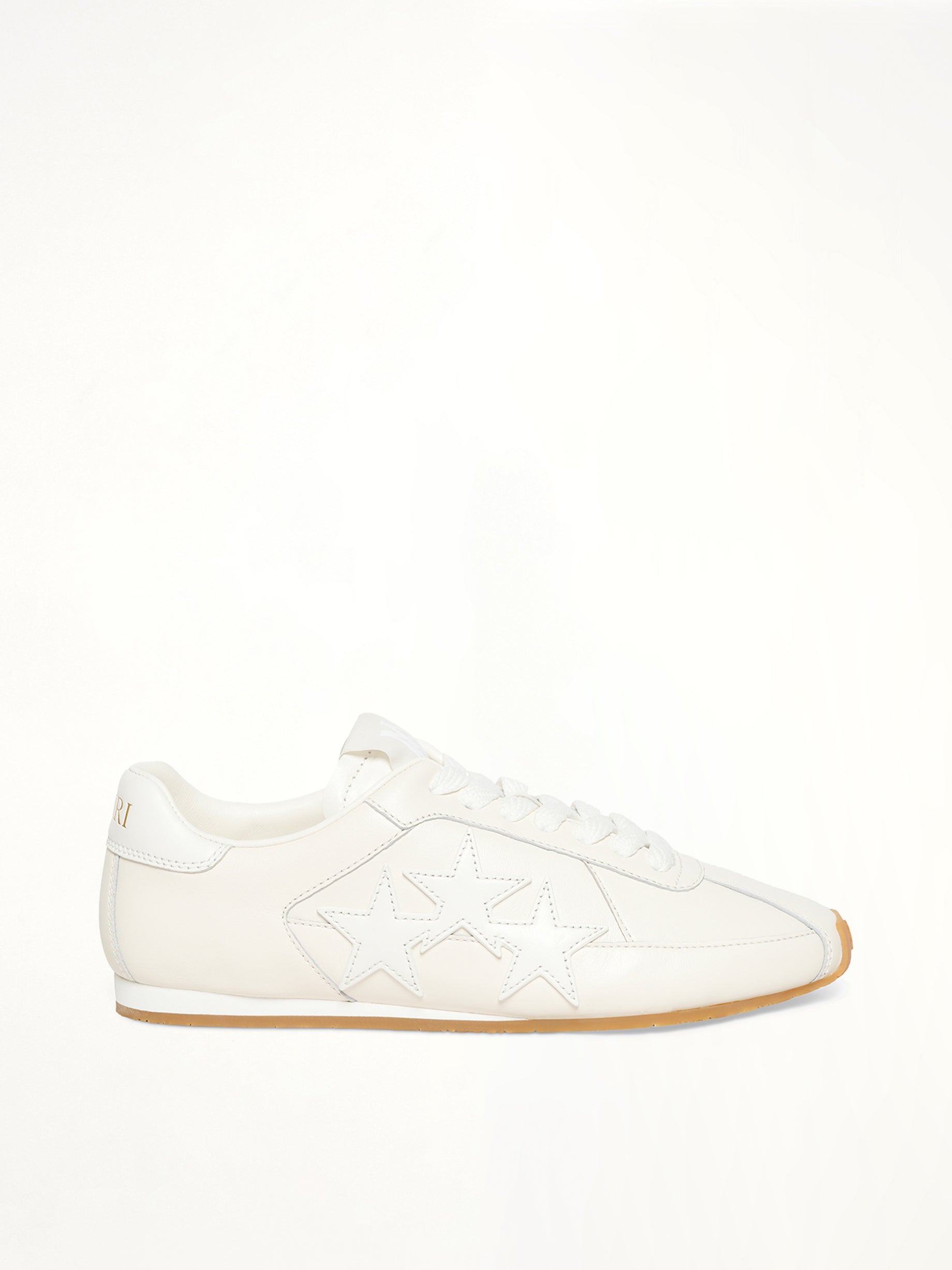 Image of Sneakers. Product name - Pacific Slim Sneaker in Beige colour by brand - AMIRI