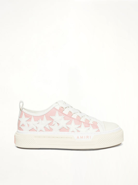 Image of Sneakers. Product name - Stars Court Low Sneaker in Evening Sand colour by brand - AMIRI