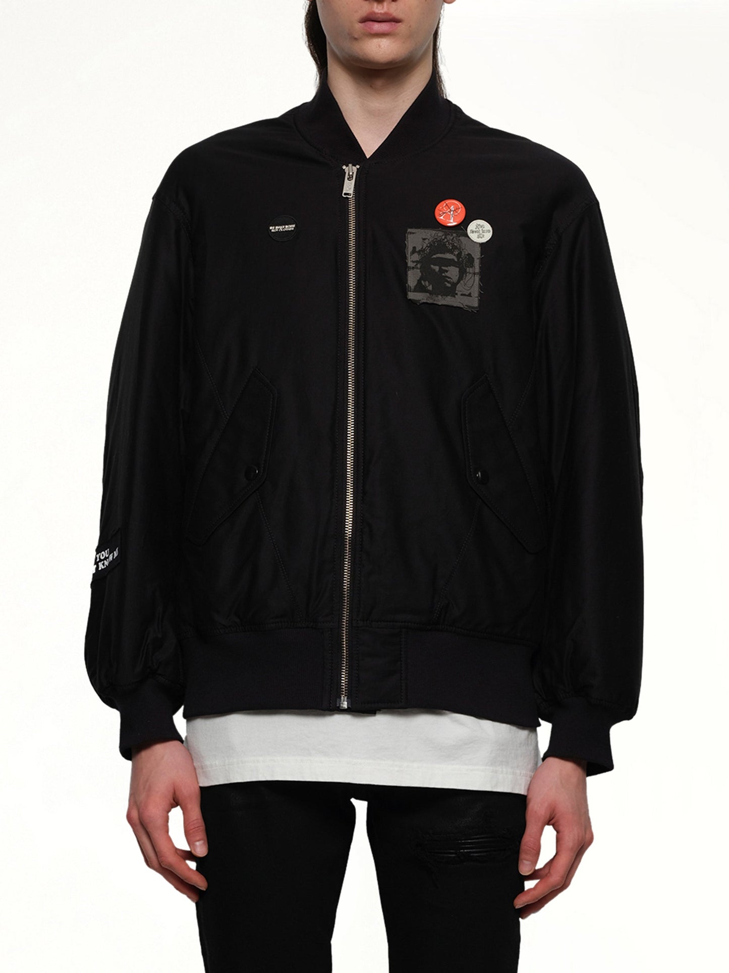 Image of Coats & Jackets. Productname: UNDERCOVER You Don'T Know Me Blouson in BLACK colour by brand - UNDERCOVER