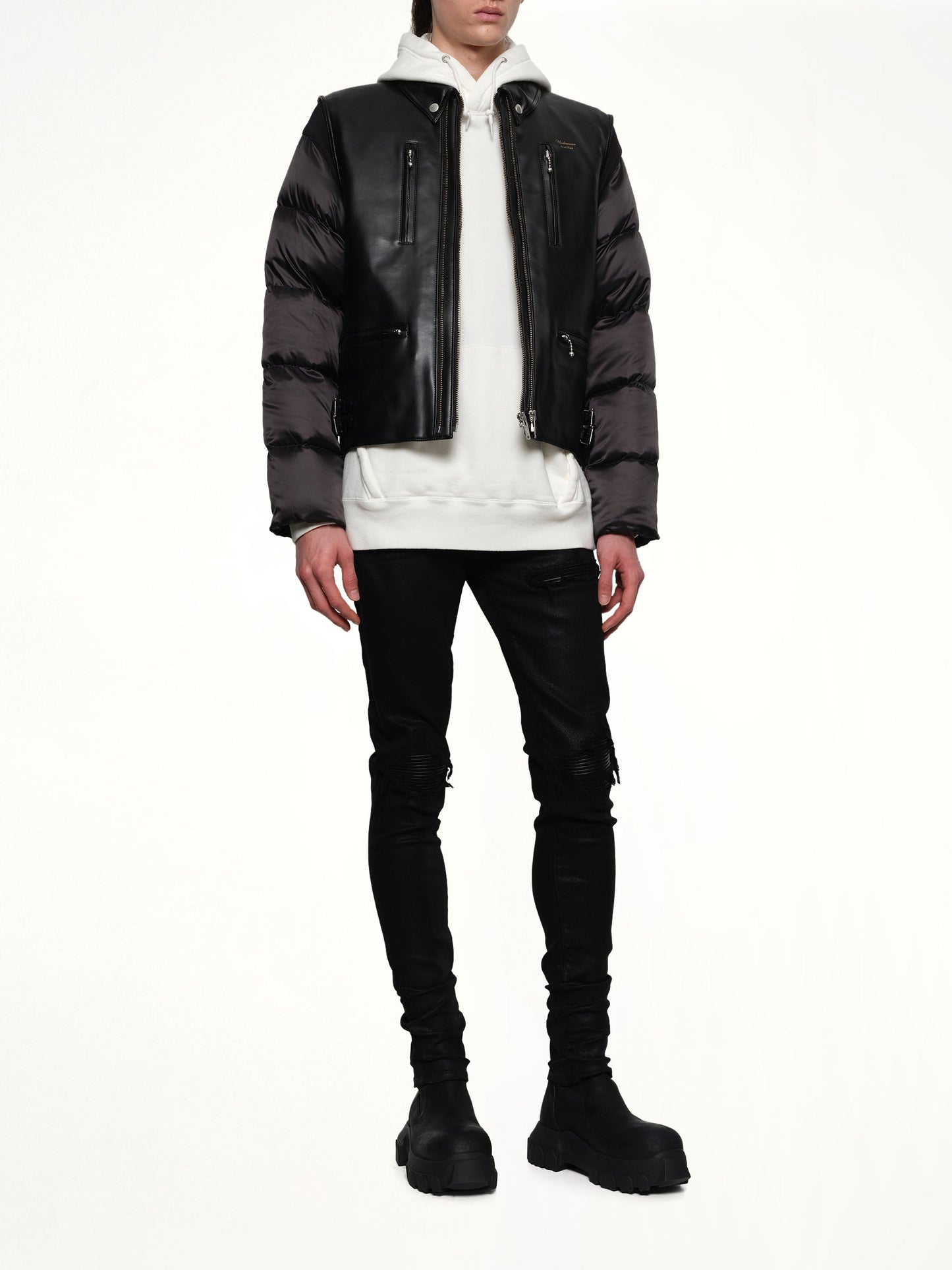 UNDERCOVER Vegan Leather Blouson (Black)