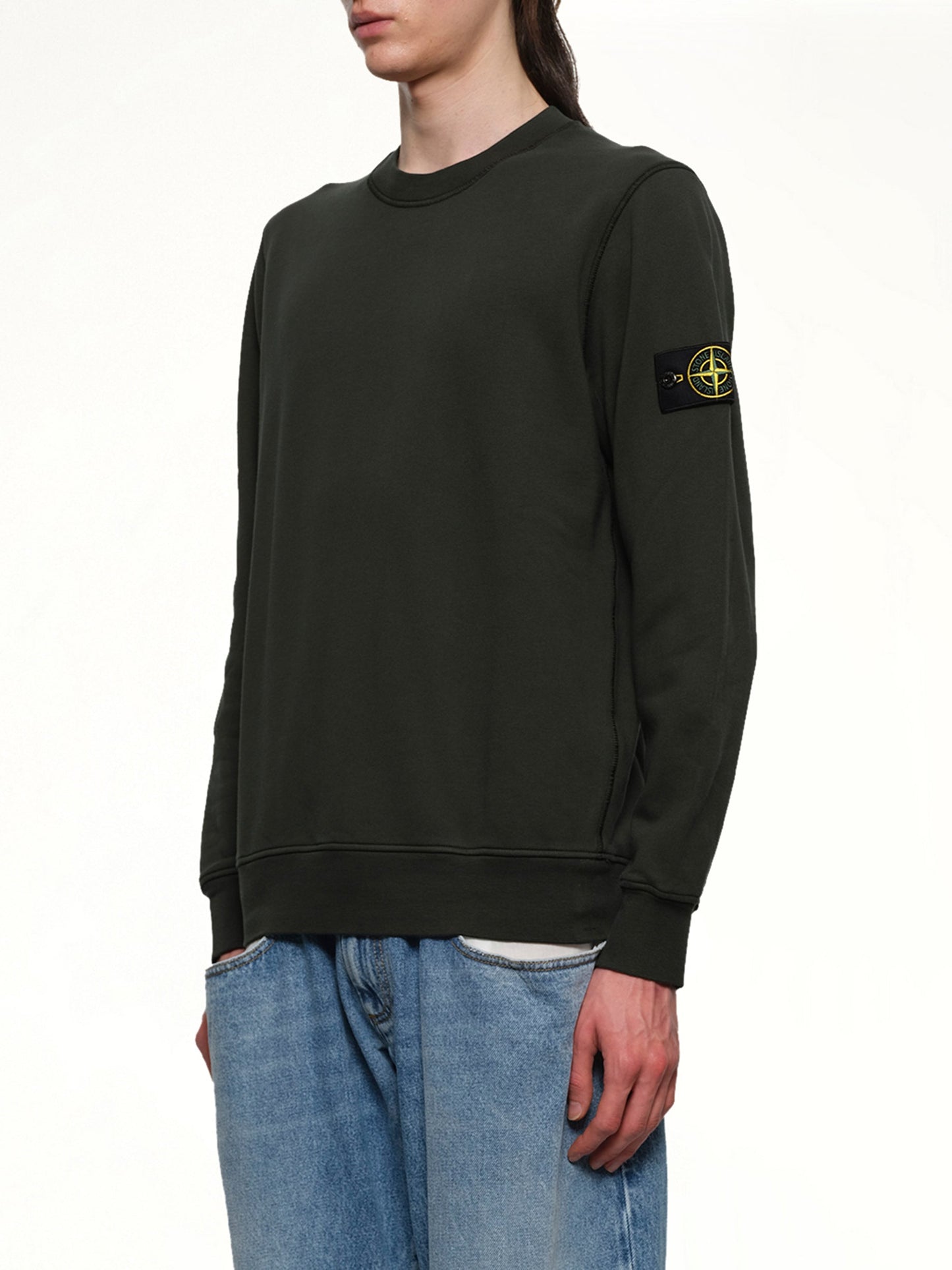 STONE ISLAND 610006 Crewneck Sweatshirt (Juniper)