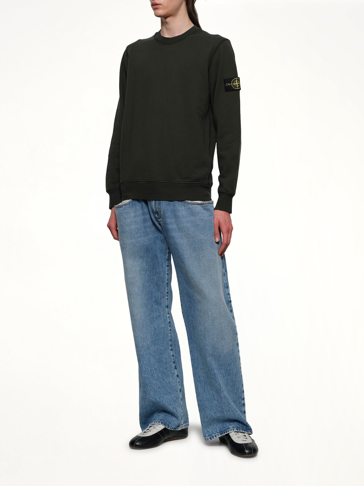 STONE ISLAND 610006 Crewneck Sweatshirt (Juniper)