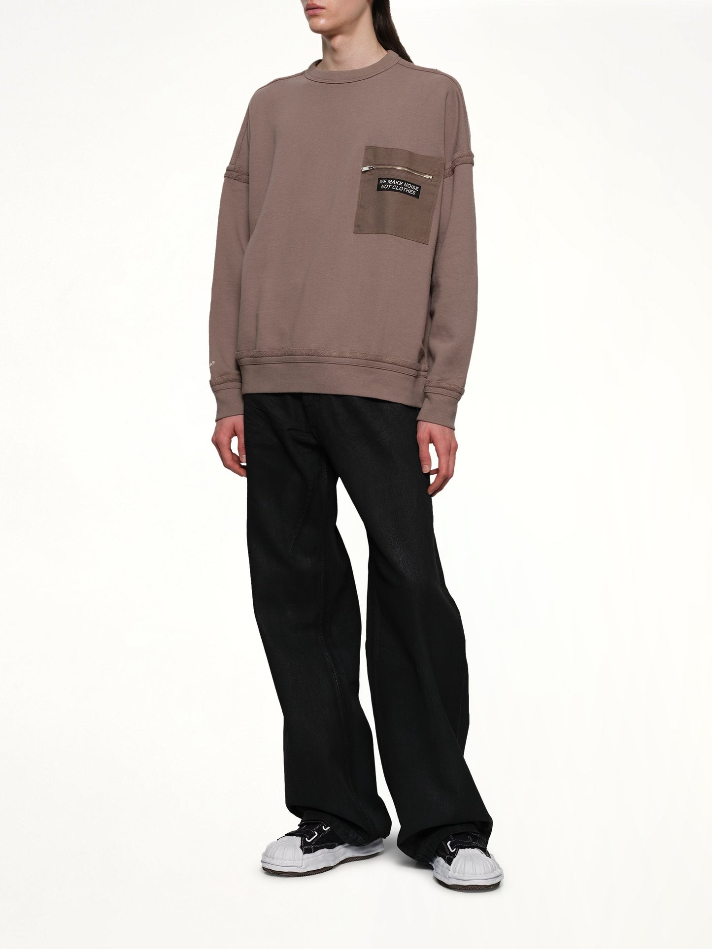 UNDERCOVER Pocket Sweatshirt (Gray Beige)